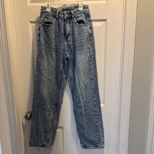 SHEIN Women's Blue Flare Jeans